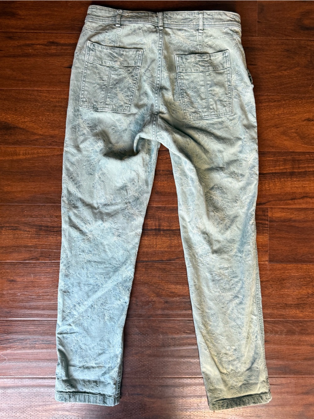 Anthropologie The Wanderer Burnout Print Denim size 27 - Picture 3 of 6